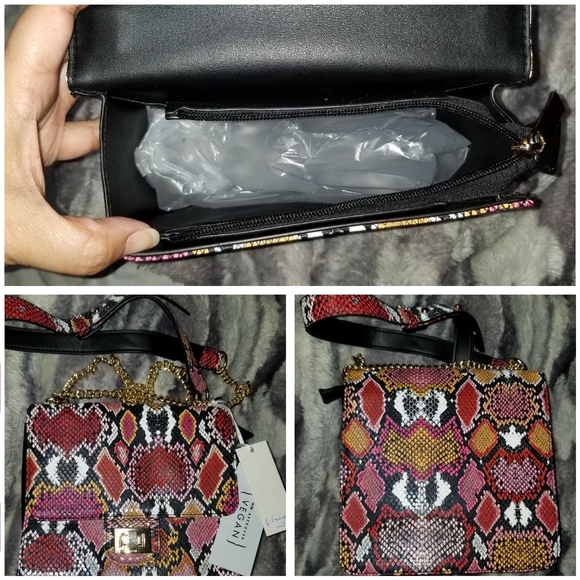 CUTE SNAKE PRINT CROSSBODY - Picture 1 of 4